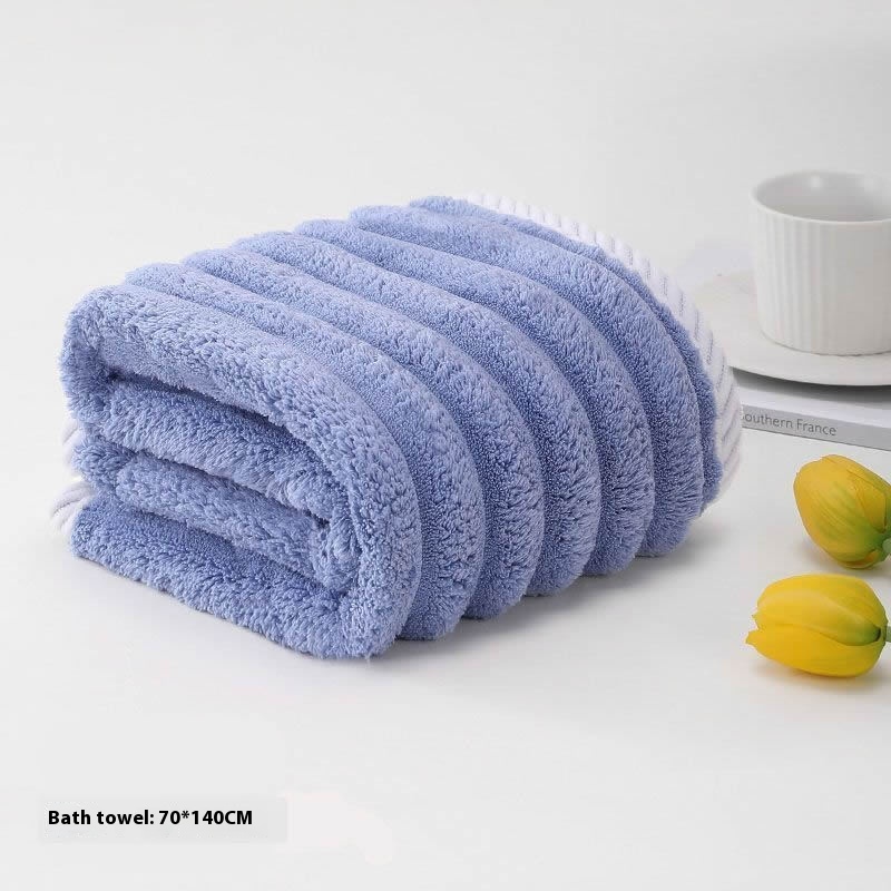 Candy Bar Bath Towel Blue