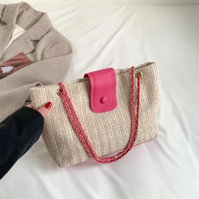 Fashion Personalized Women's Retro Handbag Pink - Shop at LoveMi