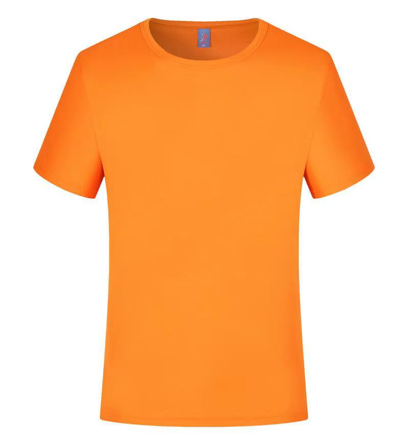 Ice Silk Quick Drying Clothes Short Sleeve Round Neck T-shirt