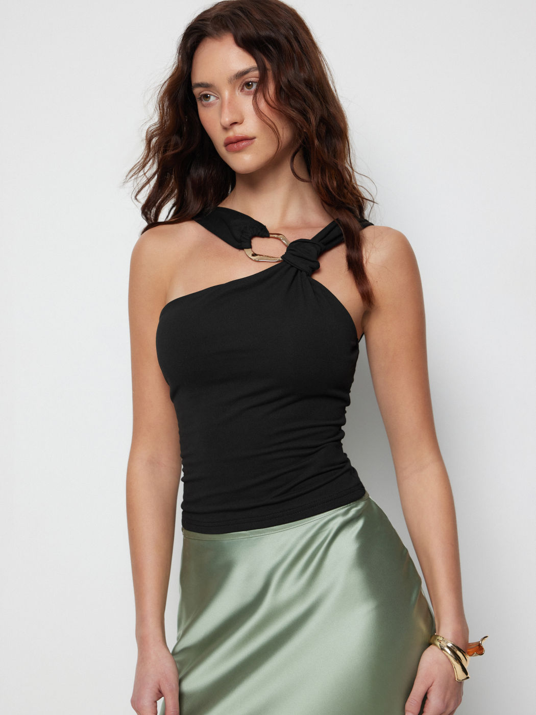 Summer New Halter-neck Off-shoulder Top Sleeveless Vest For Women