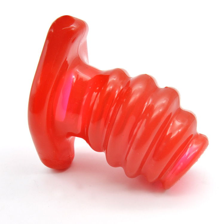 Water Soluble TPR Pendant Chastity Lock Butt Plug Rear Field Bolt Product 5