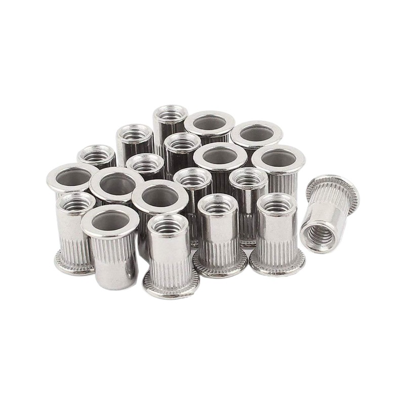 304 Stainless Steel Flat Head Threaded Rivet Pull Rivet Nut Kit