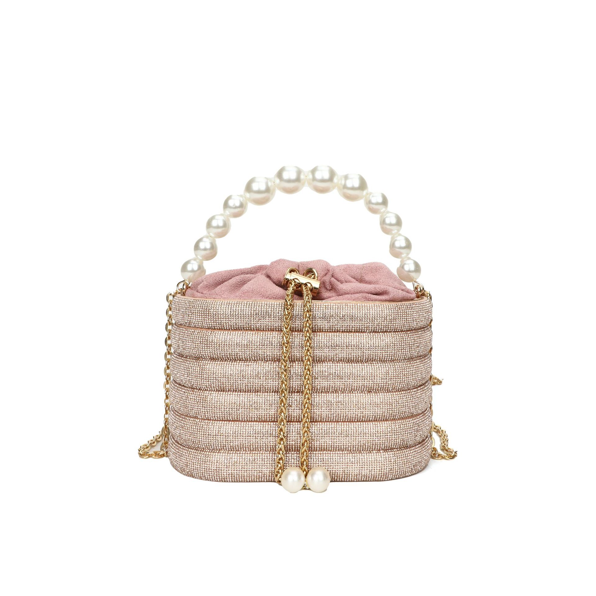 European And American Fashion One-shoulder Ins Women's Crossbody Classic Style Pearl Hand Dinner Bag — foto 11