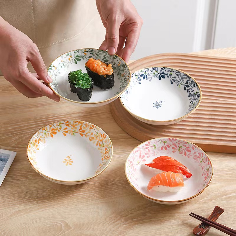 Underglaze Japanese Ceramic Side Saucer Saucer