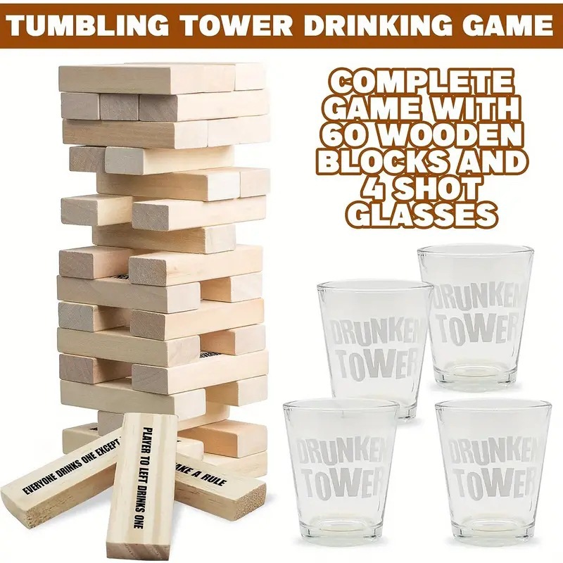 Title 3, DRUNKEN TOWER Bar Jenga