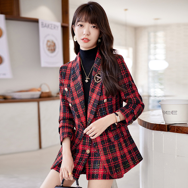 Women's Tweed Preppy Style Suit Skirt