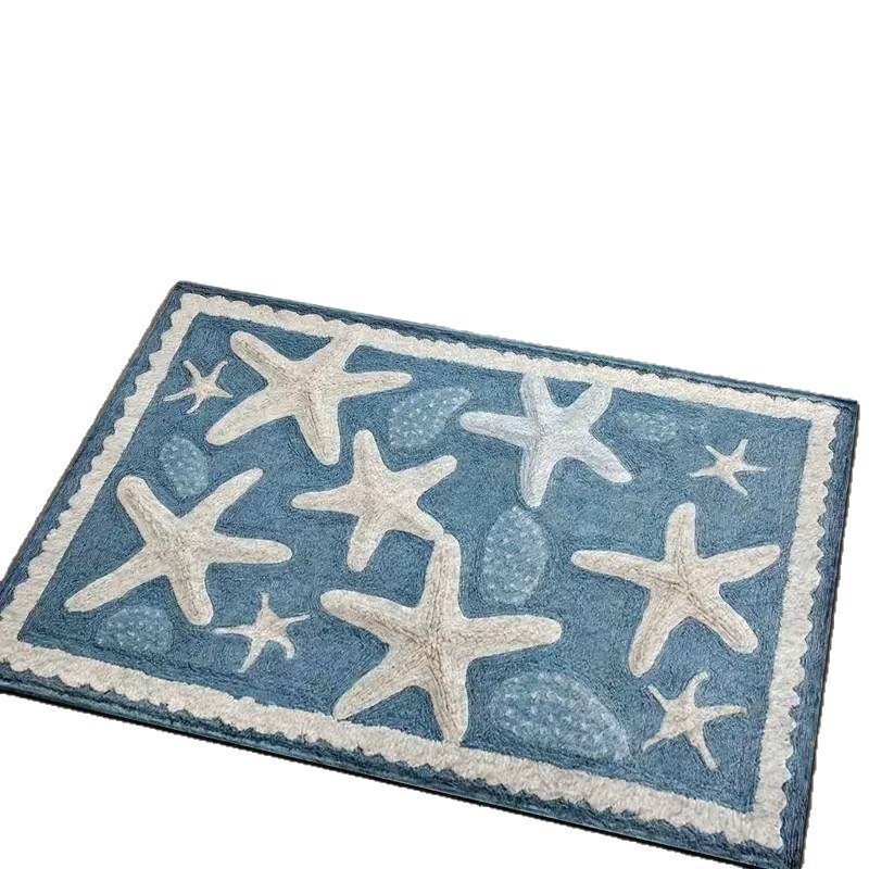 Thick Soft Faux-cashmere Floor Mat For The Bathroom To Provide Insulation From Cold Floors