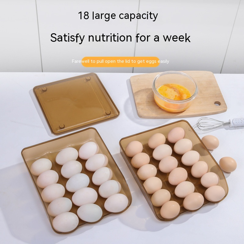 Egg Preservation Box Special Rolling Egg Box For Refrigerator Preservation Shelf Supports