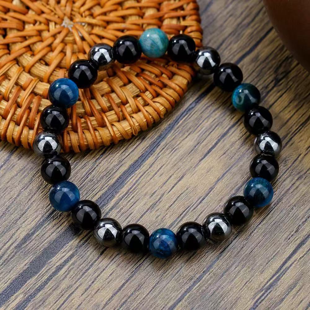 Lapis Lazuli Tiger Eye Bead Bracelet