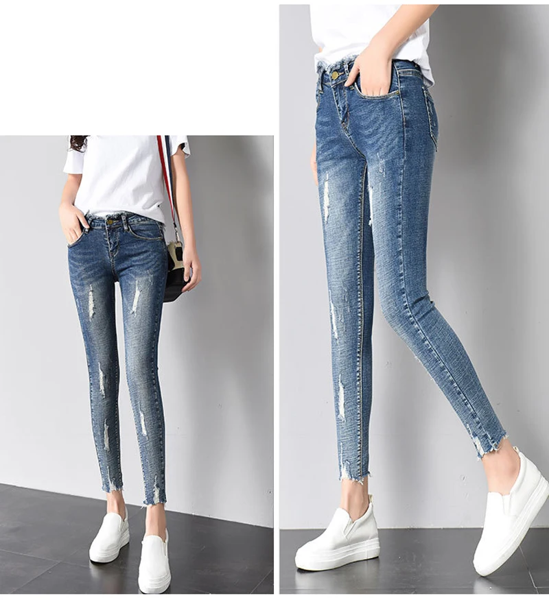 Title 2, Slim fit negen-punts broek — Moderne pasvorm, v...