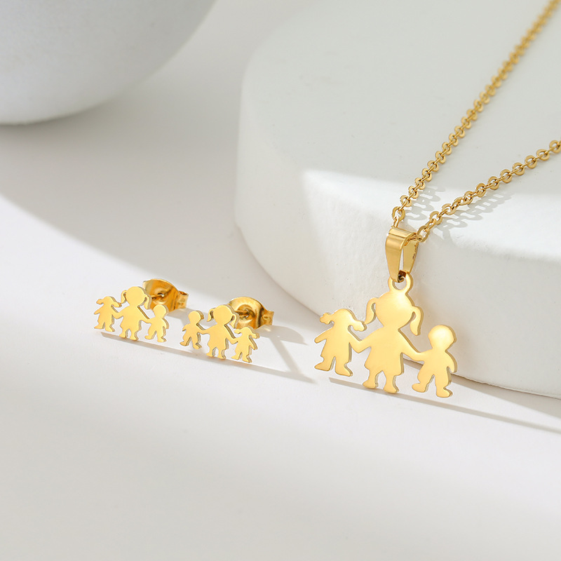 Women's Stainless Steel Necklace European Hip Hop