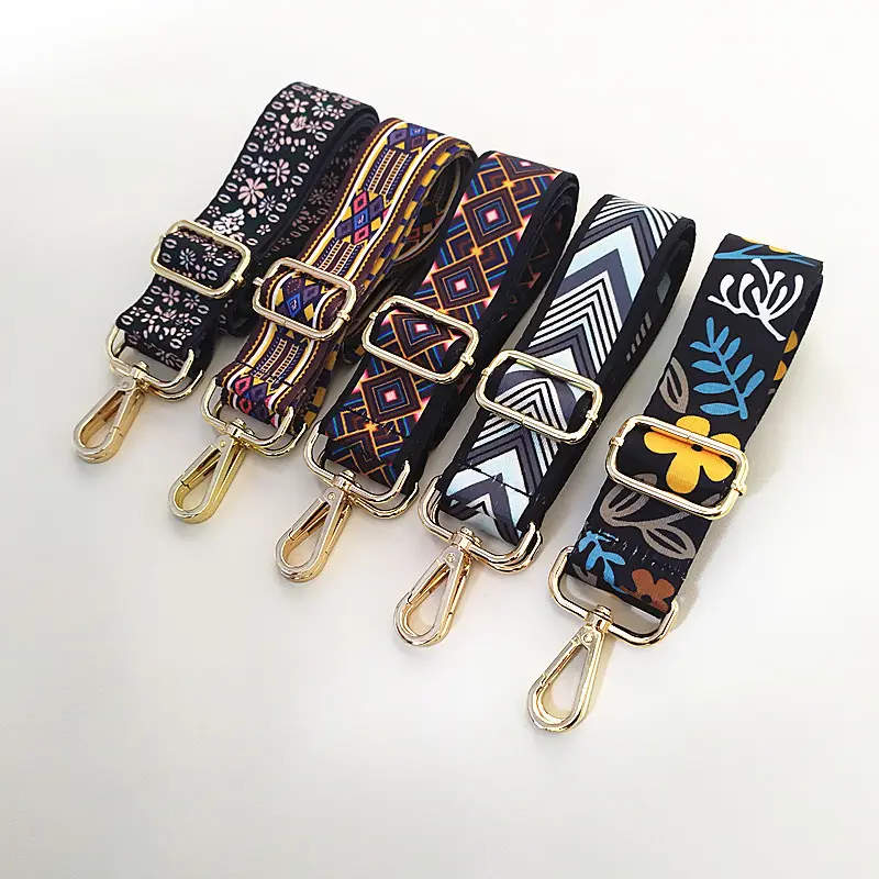 Purse Chain Colorful Wide Shoulder Straps