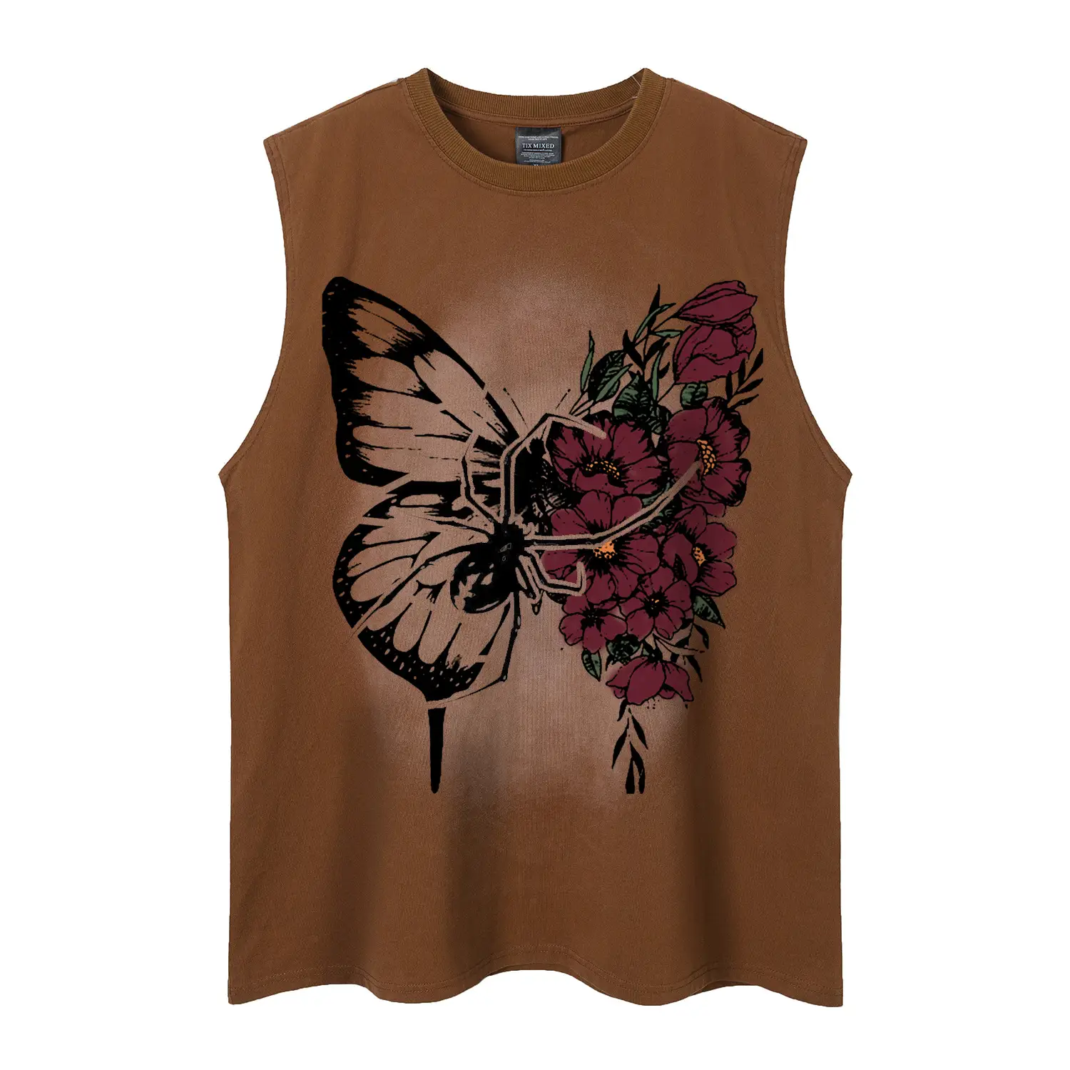 Summer New Rose Letter Print Short-sleeve