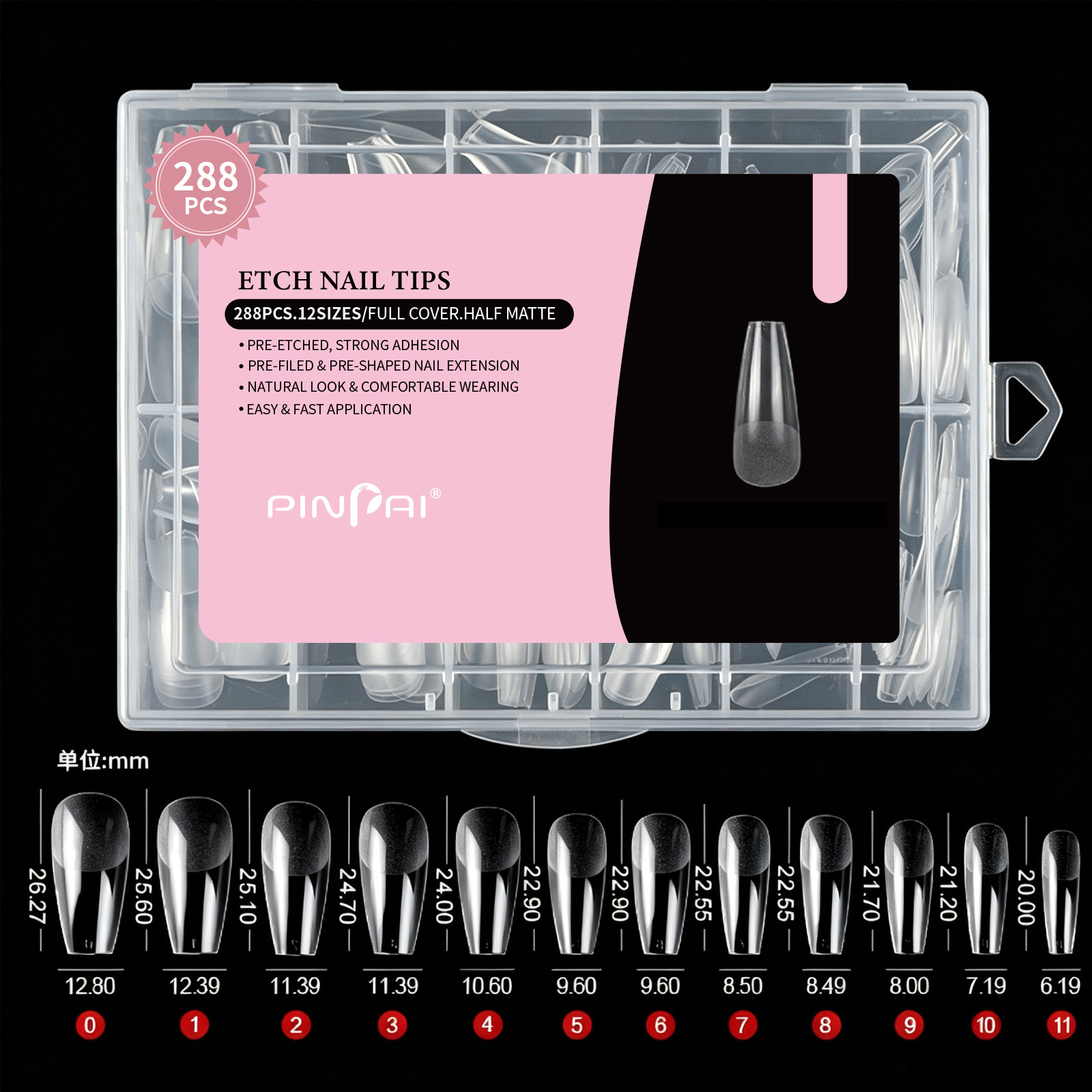 Nail Tips 288 Per Box