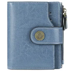Hasp Clutch Girls Coin Pocket Multifunctional Card Holder - Grey - View 1