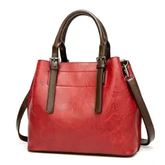 Women's Bag Korean Versatile One-shoulder Crossbody Bag Women's Large Capacity Handbag - Red - View 1