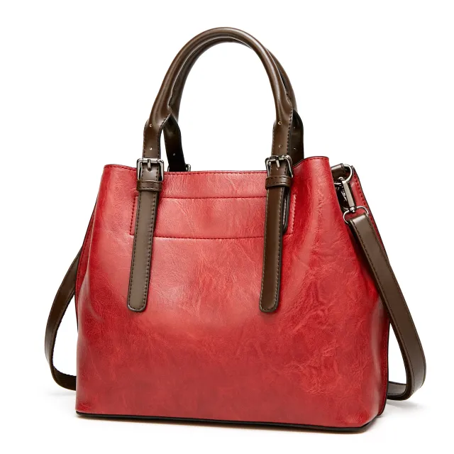 Women's Bag Korean Versatile One shoulder Crossbody Bag Women's Large Capacity Handbag Red - Shop at LoveMi
