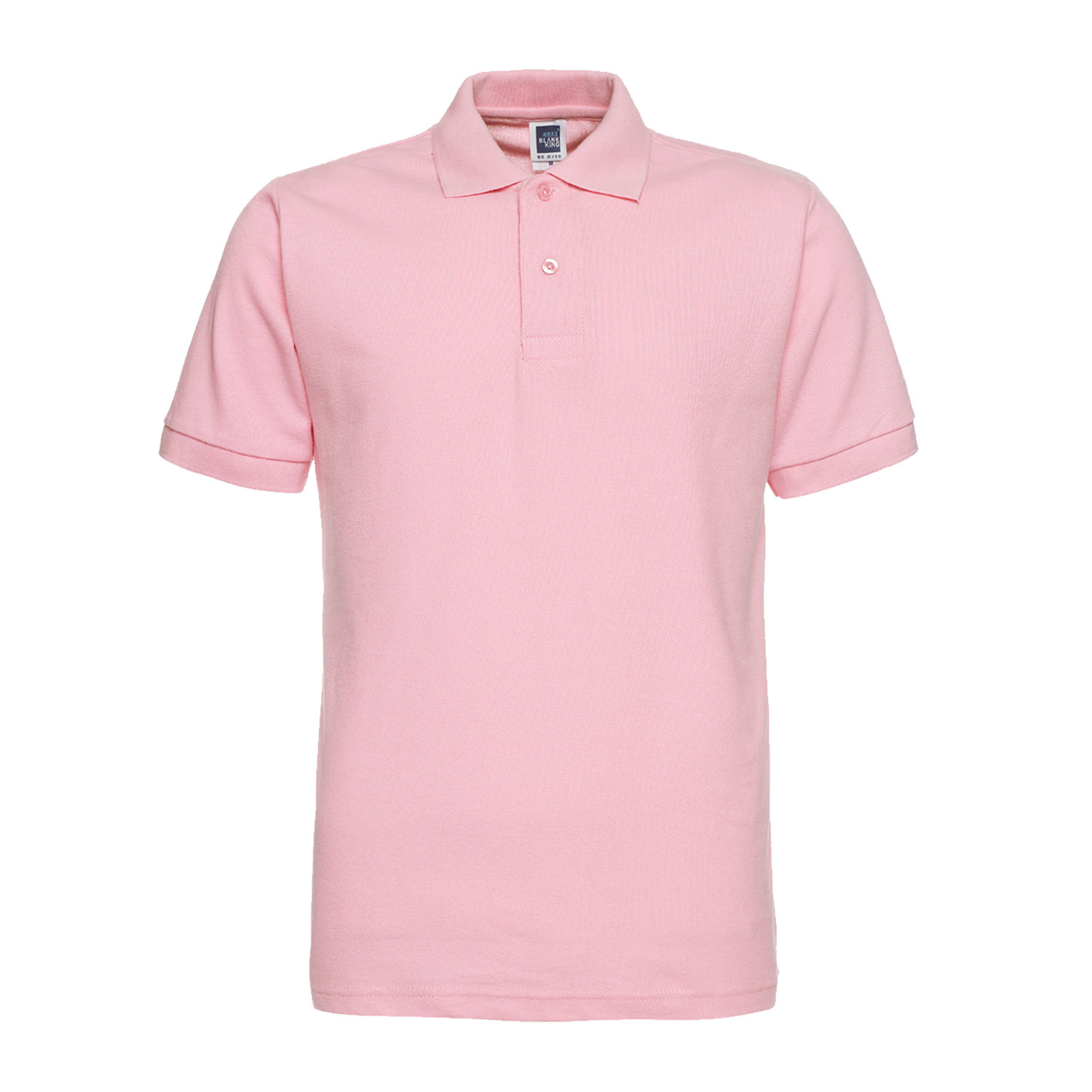 Solid Color Lapel Short Sleeve Polo Shirt Plus Size