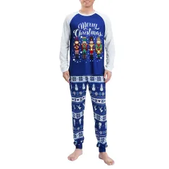 Parent-Child Outfit Home Decoration Fall Wear Long Sleeves Christmas Sleeping Homewear Suit - Dad - View 1