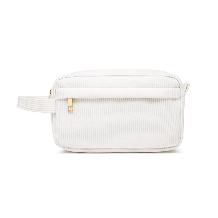 Corduroy Large-Capacity Handheld Makeup Bag — foto 3