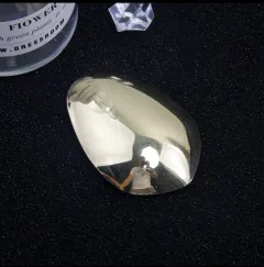 European And American Fashion Metal Egg Shell Hair Styling Minimalist Design Oval Shield Spring Clip Hair - Golden Clip - View 1