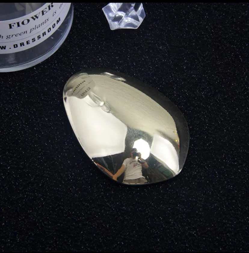 European And American Fashion Metal Egg Shell Hair Styling Minimalist Design Oval Shield Spring Clip Hair - Golden Clip