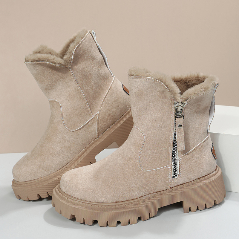 Title 16, Botas de nieve para mujer invierno nuevo cortas...