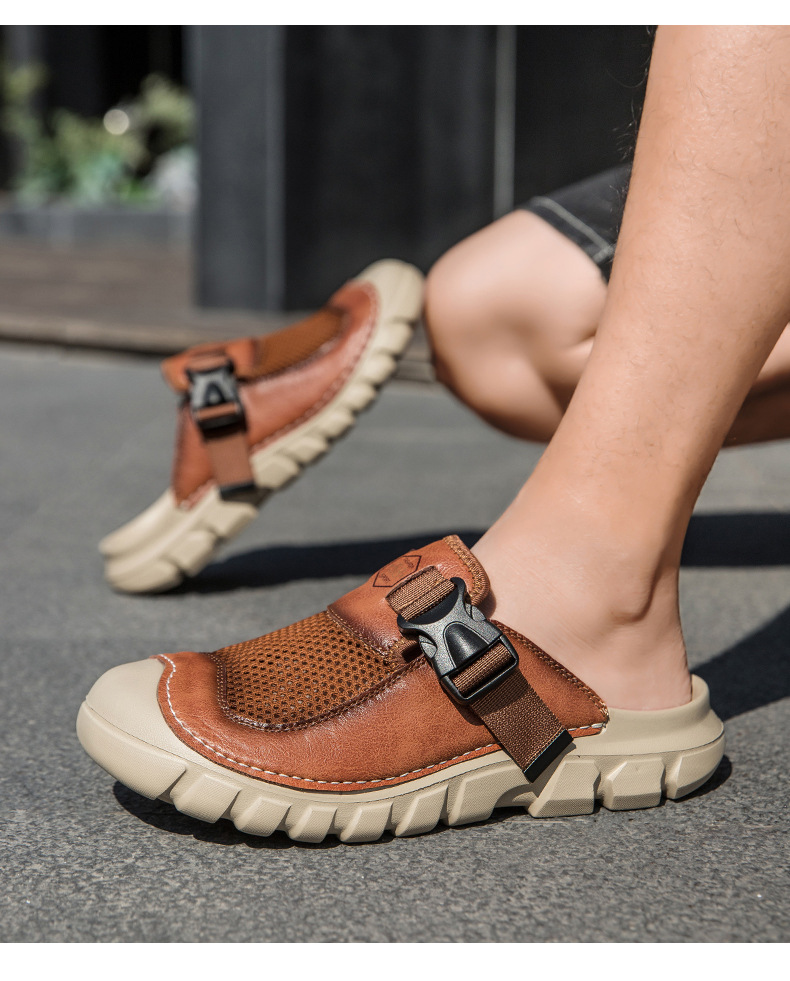 Men's Outdoor Non-Slip Deodorizing Water-Resistant Sandals — detail view 13