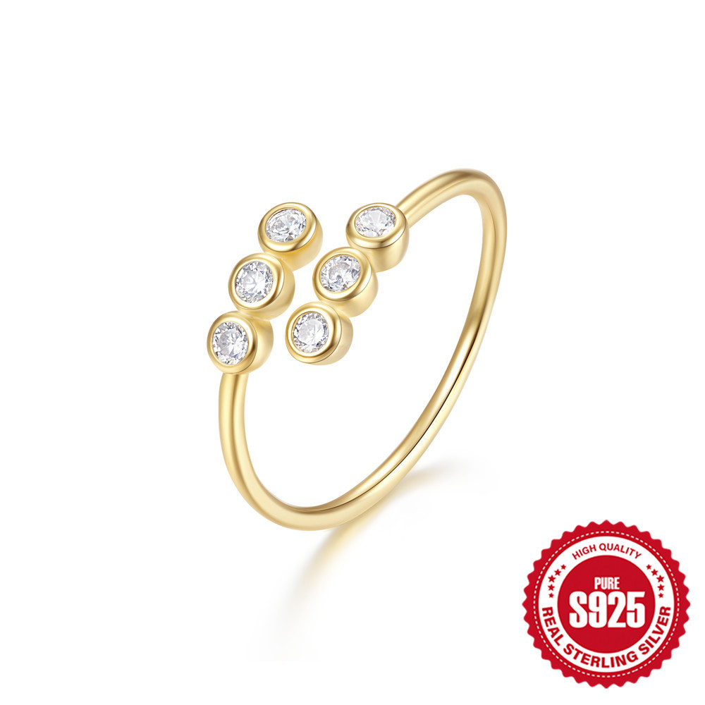 Sterling Silver Open Circle Ring, picture 2 of 2
