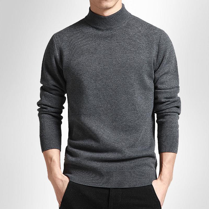 Mens Sweater Fashionable Casual Half-Neck Top