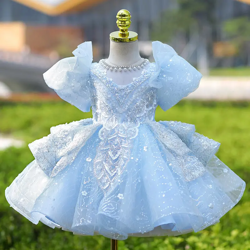 Little Girl Host Piano Performance Dress