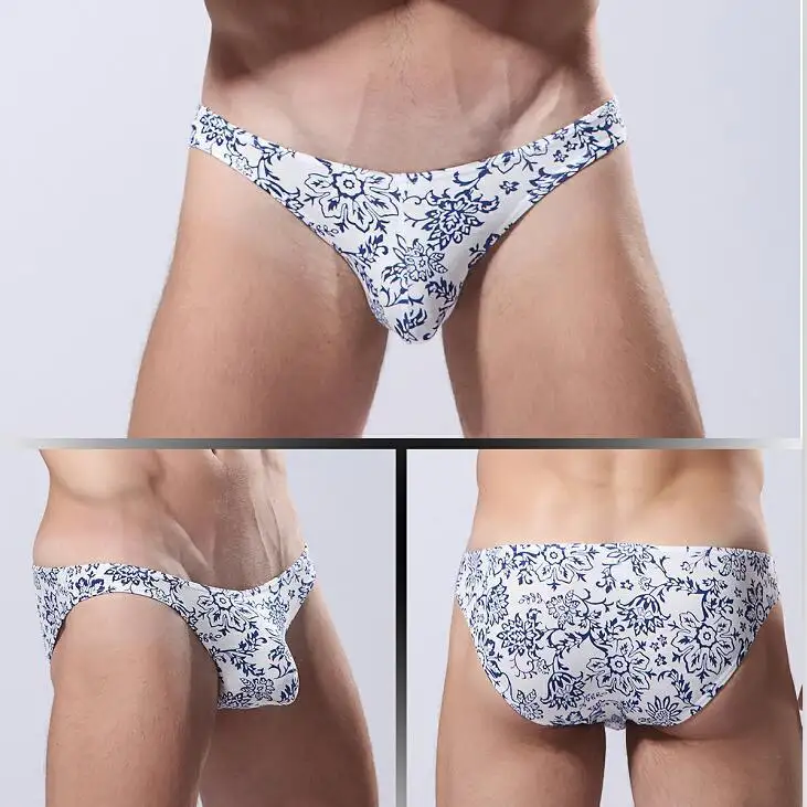 Men's Low Waist Panties Cartoon Printing Brand