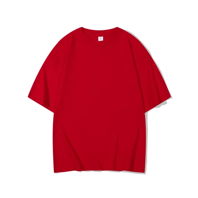 Cotton T shirt Men's 220g Heavy Solid Color Round Neck Short Sleeves - Shop at LoveMi