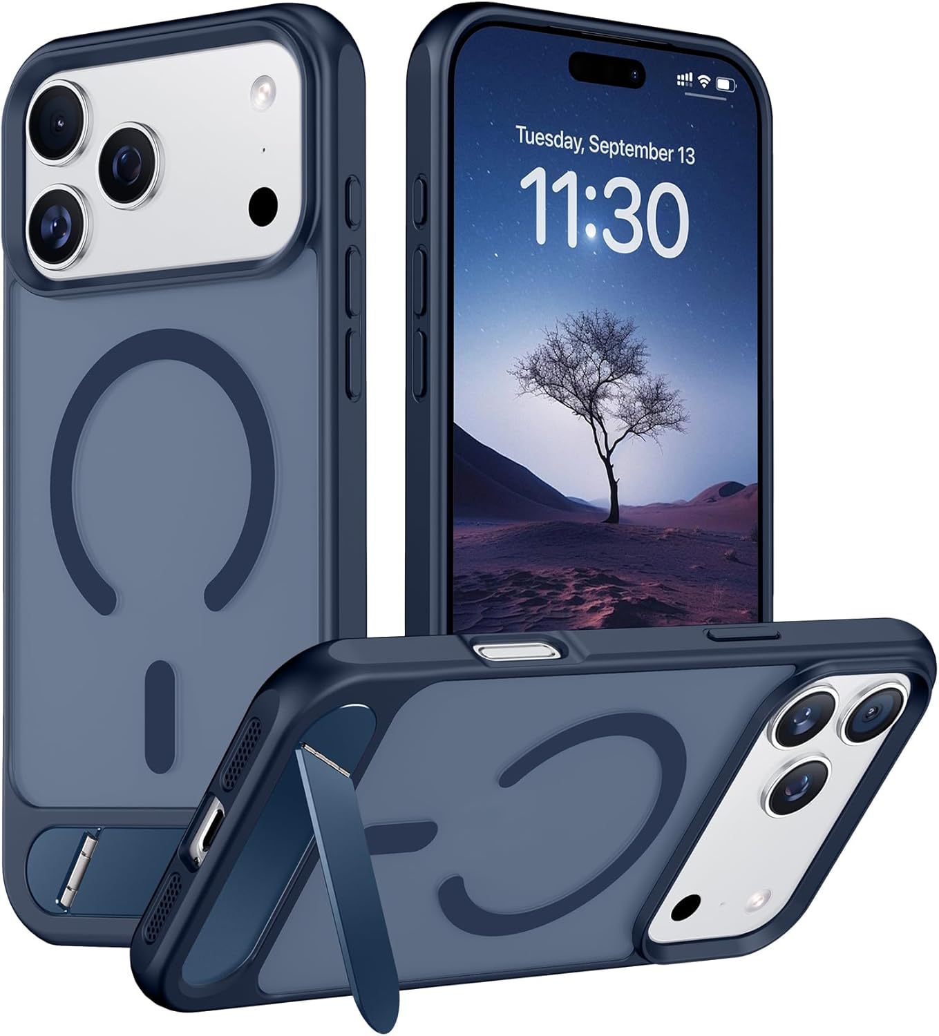 Ultra-Thin Magnetic Phone Case with Hidden Single-Line Stand 6