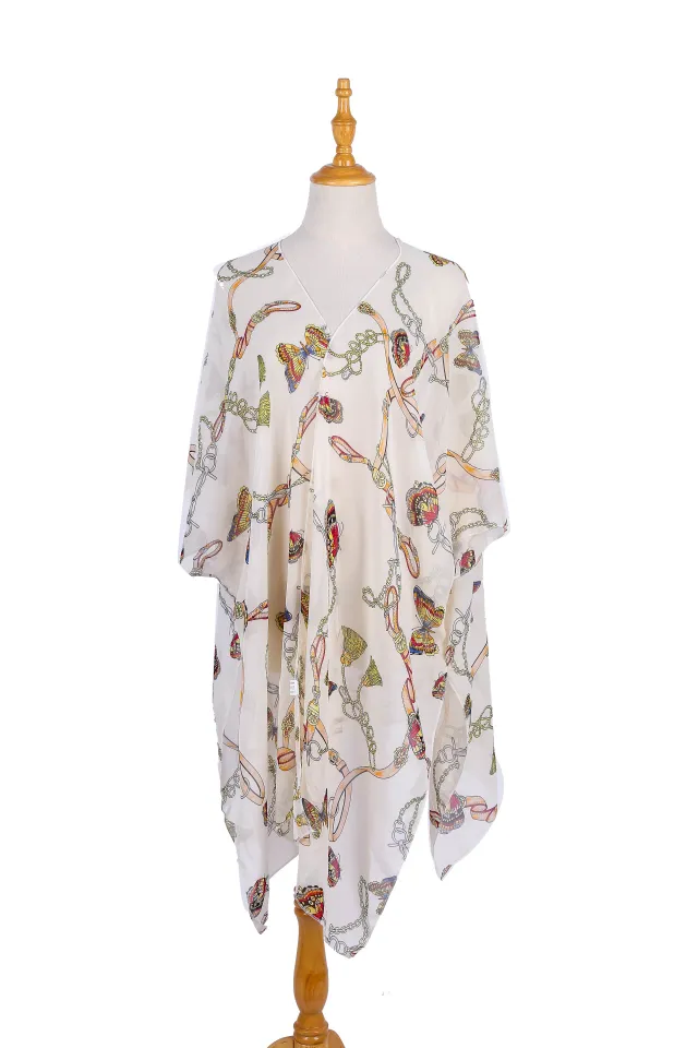 New European And American Pastoral Style Fresh Solid Color Beach Chiffon Blouse Metallic Belt Butterfly 100To1 - Shop at LoveMi