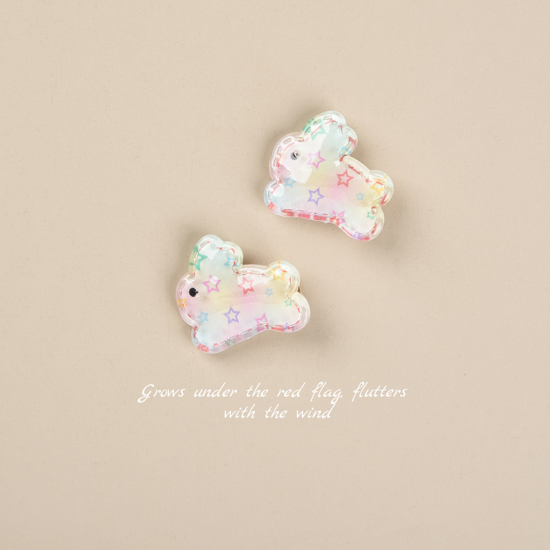 Children's Hair Bands Cute Rabbit Duckbill Clip
