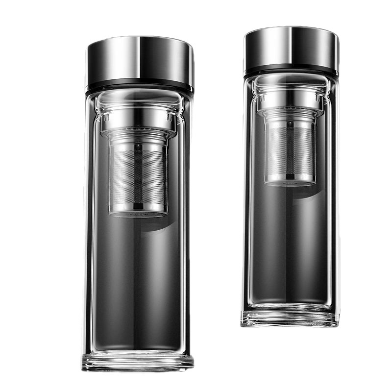 Double-layer Large-capacity Transparent Temperature Measuring Glass