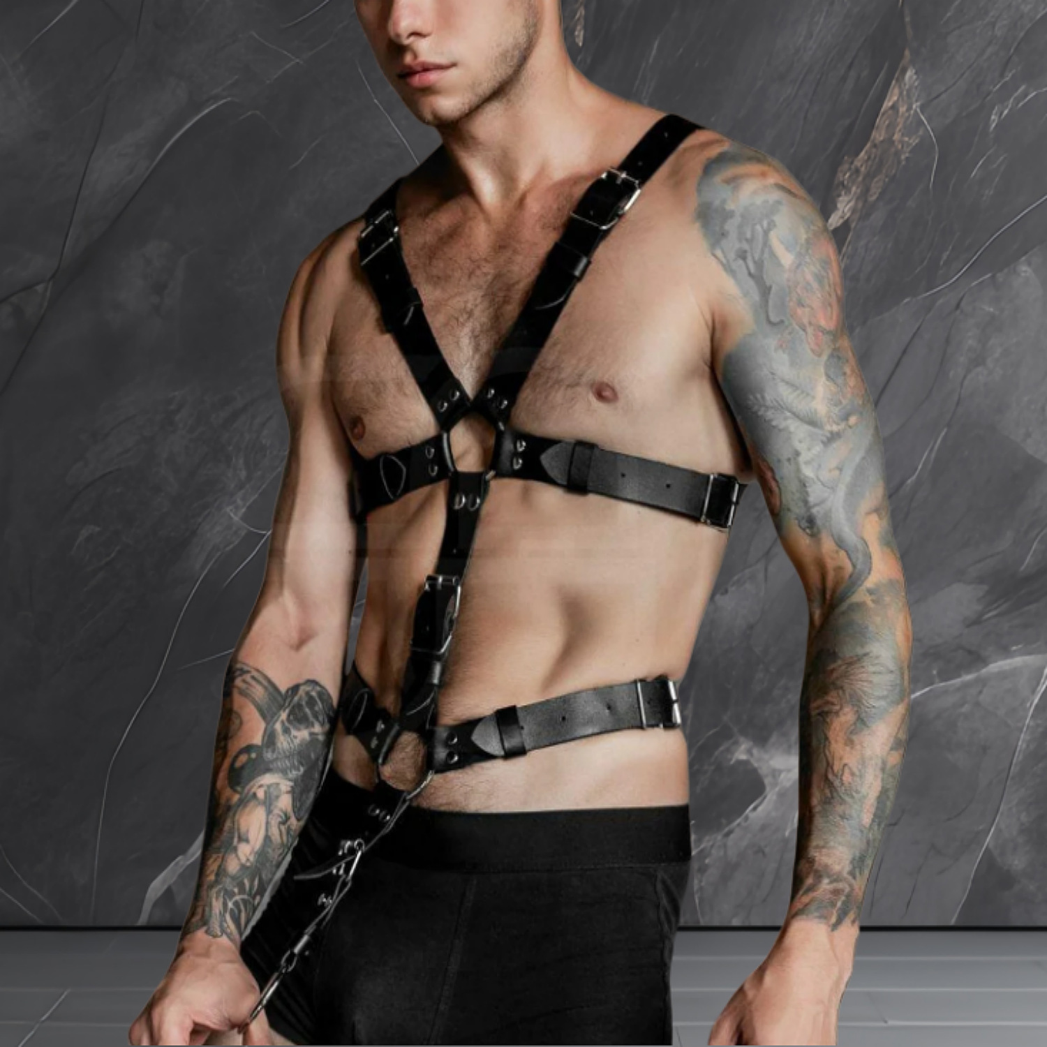 Playful Chest Harness Bondage Straps A Sultry Sexy And Trendy Restraint Design