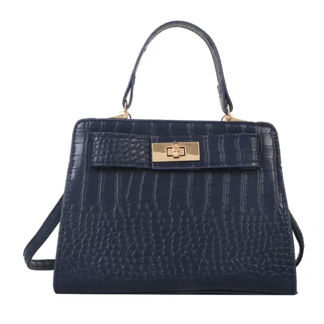 Fashion Casual Shoulder French Minority Handbag Blue - Shop at LoveMi