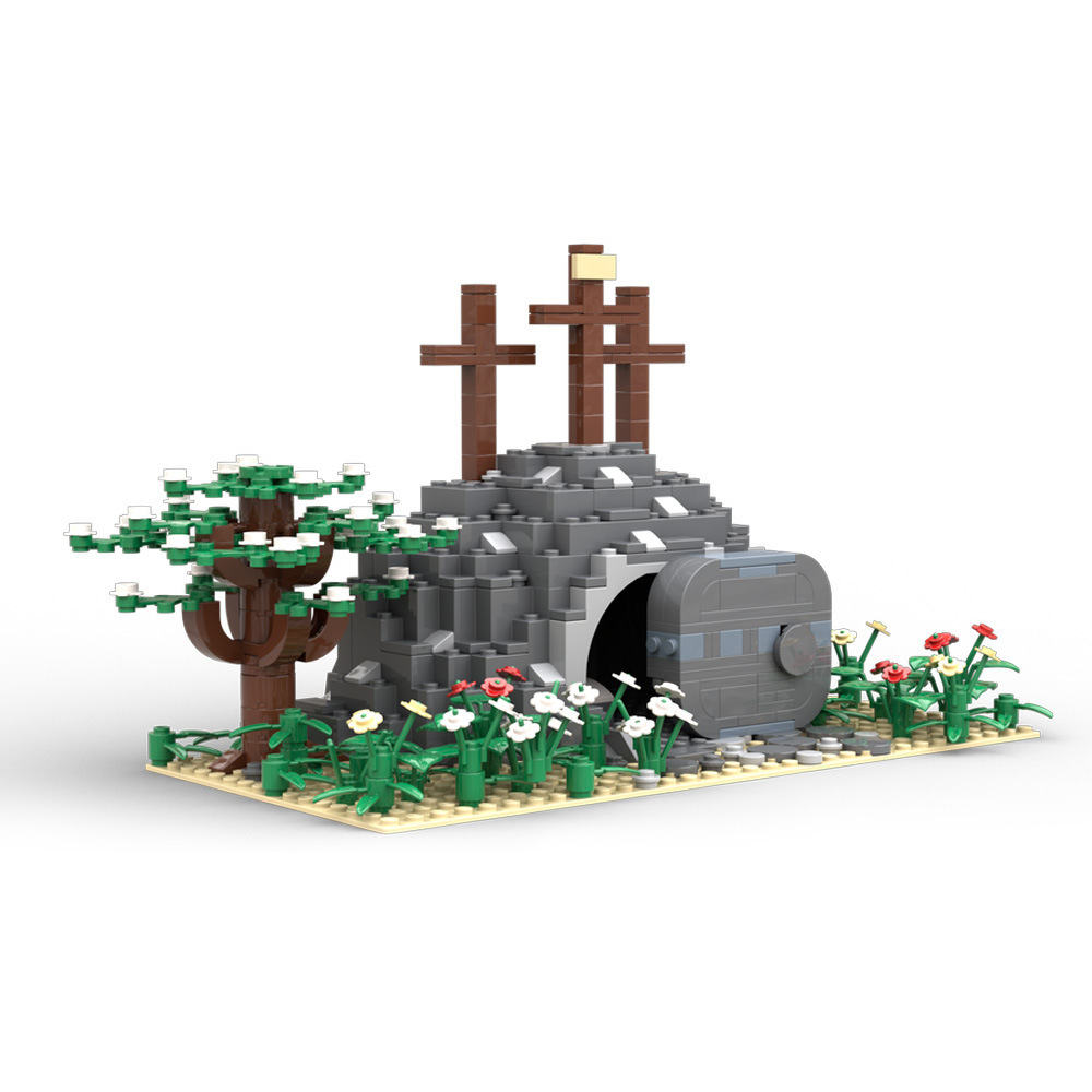 Building Block Toy Of The Tomb Where Jesus Rose From The Dead