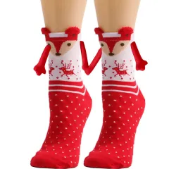 Hand Holding Couple Magnetic Handle Christmas Stockings - Figure 12 - View 1