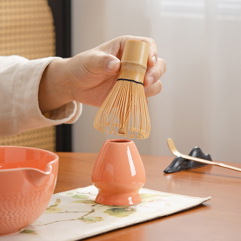Matcha 7-piece Tea Set Suit Tea Whisk Matcha Bowl (Blind