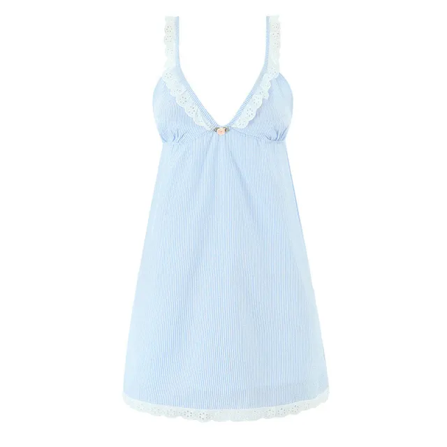 Lace Ruffled High Waist Backless Lace Up Dress - Shop at LoveMi