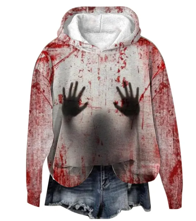 Women's Loose Sweater 3D Letters Printed Hoodie Lbw231023605 2Xl - Shop at LoveMi