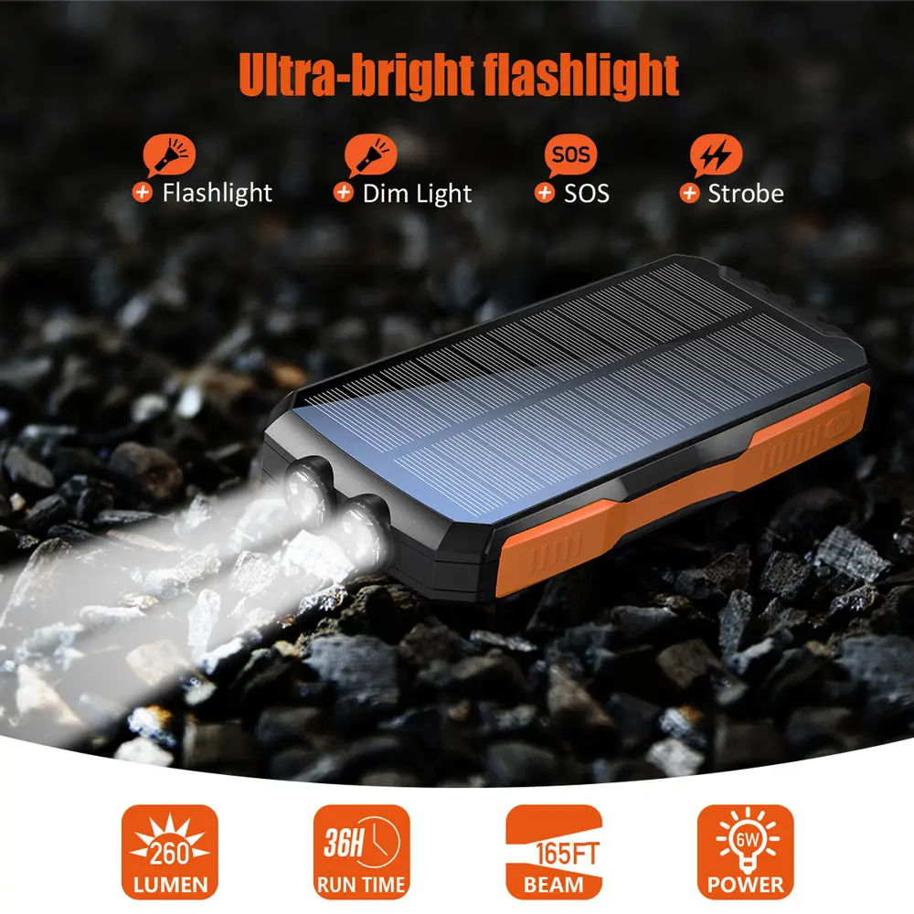 Solar Charging Unit 25000 MA Large Capacity