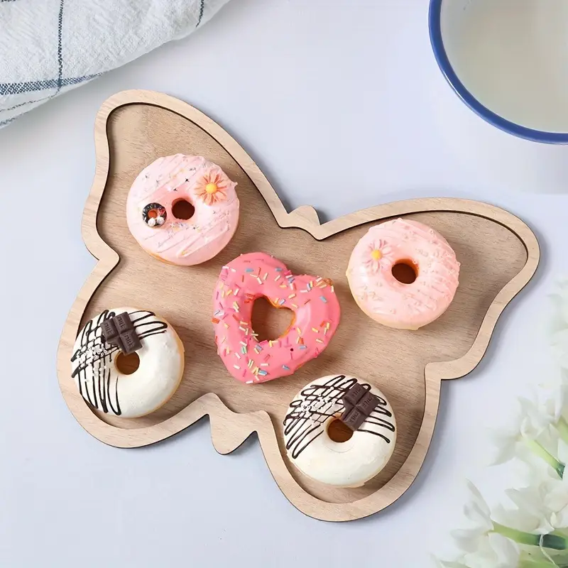 New Butterfly-themed Wooden Tray