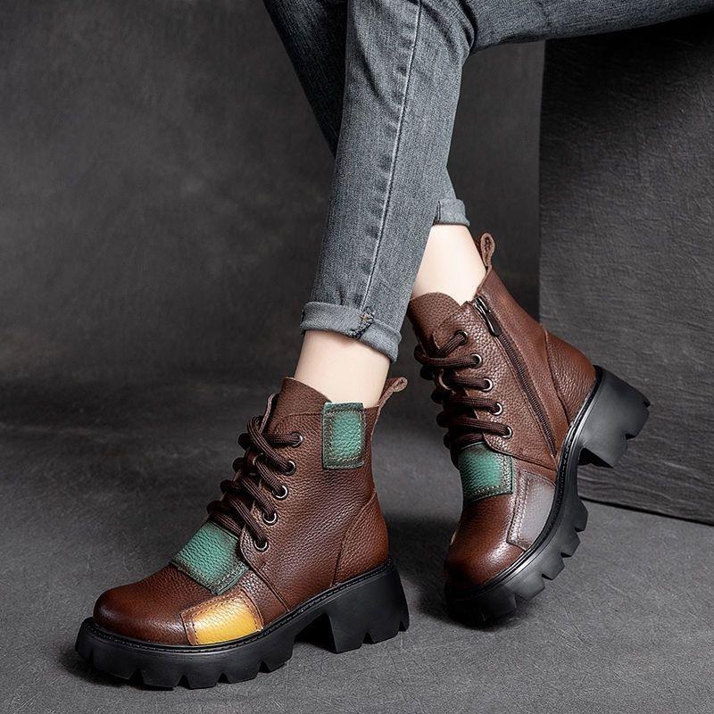 Patchwork Ankle Boots, picture 5 of 5
