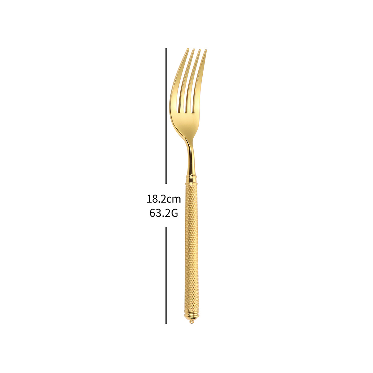 Golden Dessert Fork