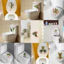 Creative Toilet Seat Refridgerator Magnets Cartoon Wall Stickers view 5