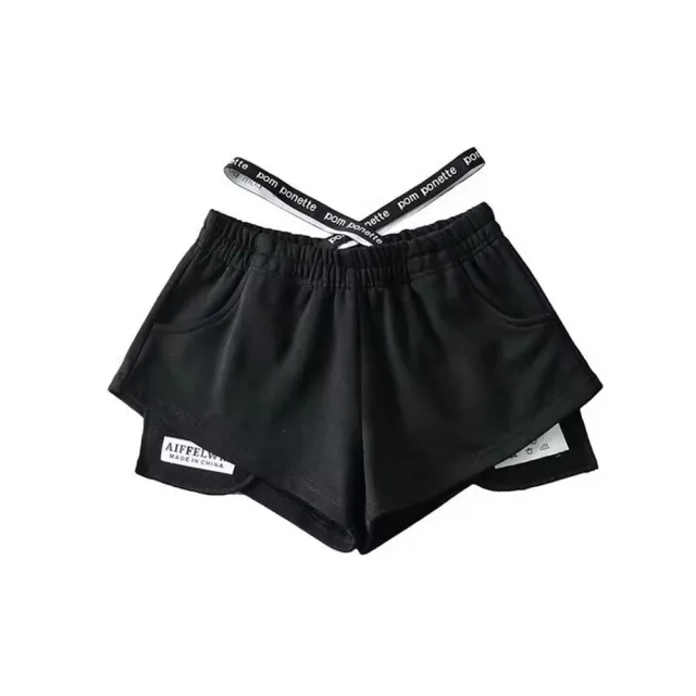 Women's High Waist Running Hot Pants Black - Shop at LoveMi